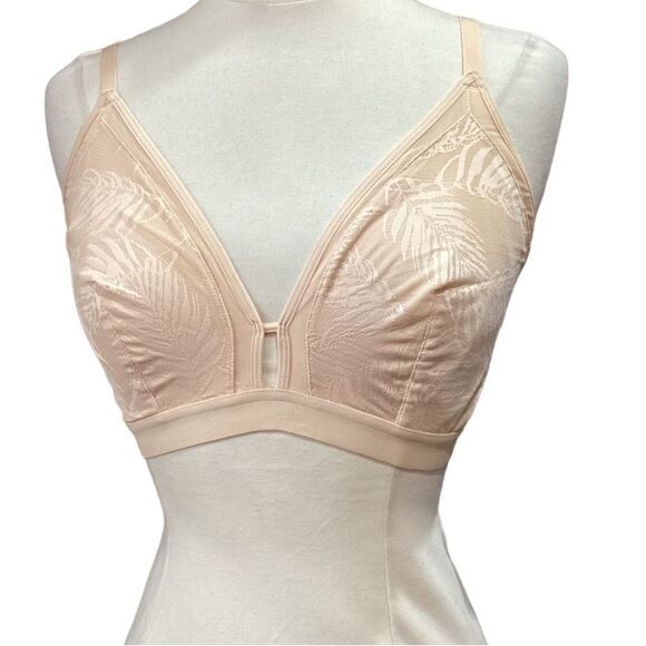 NWT Lively The Smooth Lace Bralette Toasted Almond - Picture 3 of 12